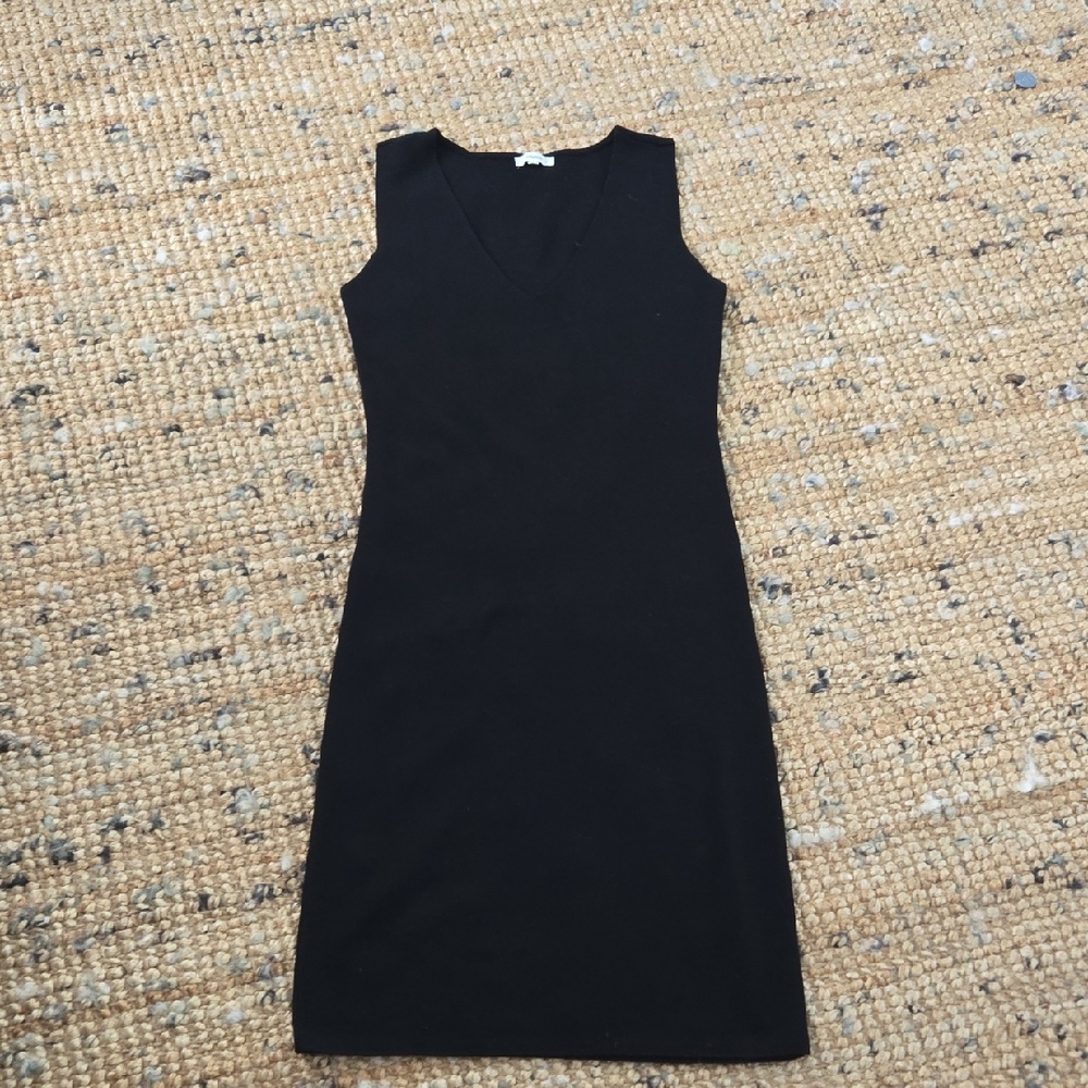 Maurice] Black Stretch Dress